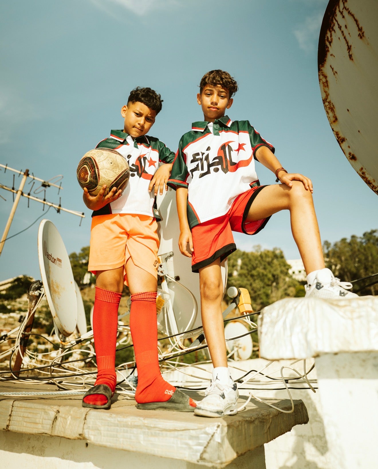 Jersey Vintage ALGÉRIE 🇩🇿 manches courtes Enfant