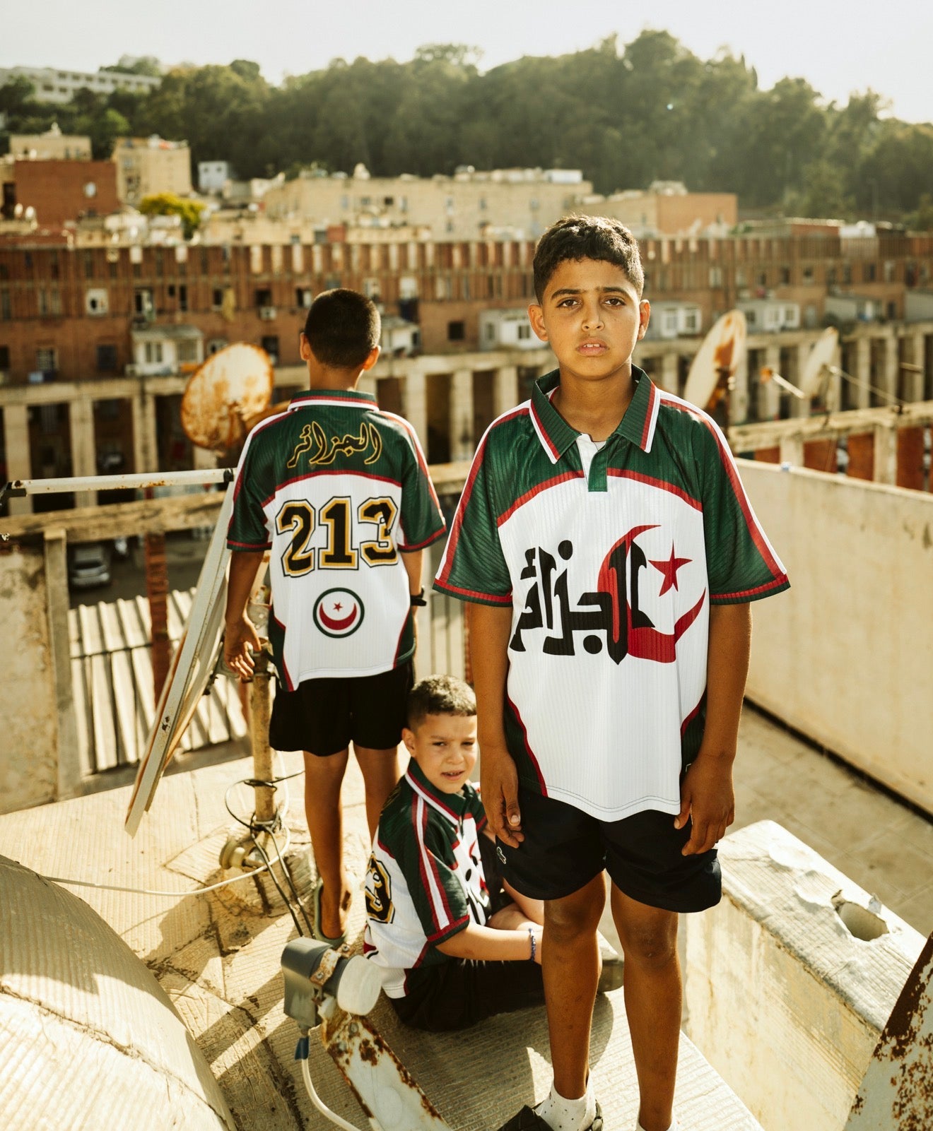 Jersey Vintage ALGÉRIE 🇩🇿 manches courtes Enfant