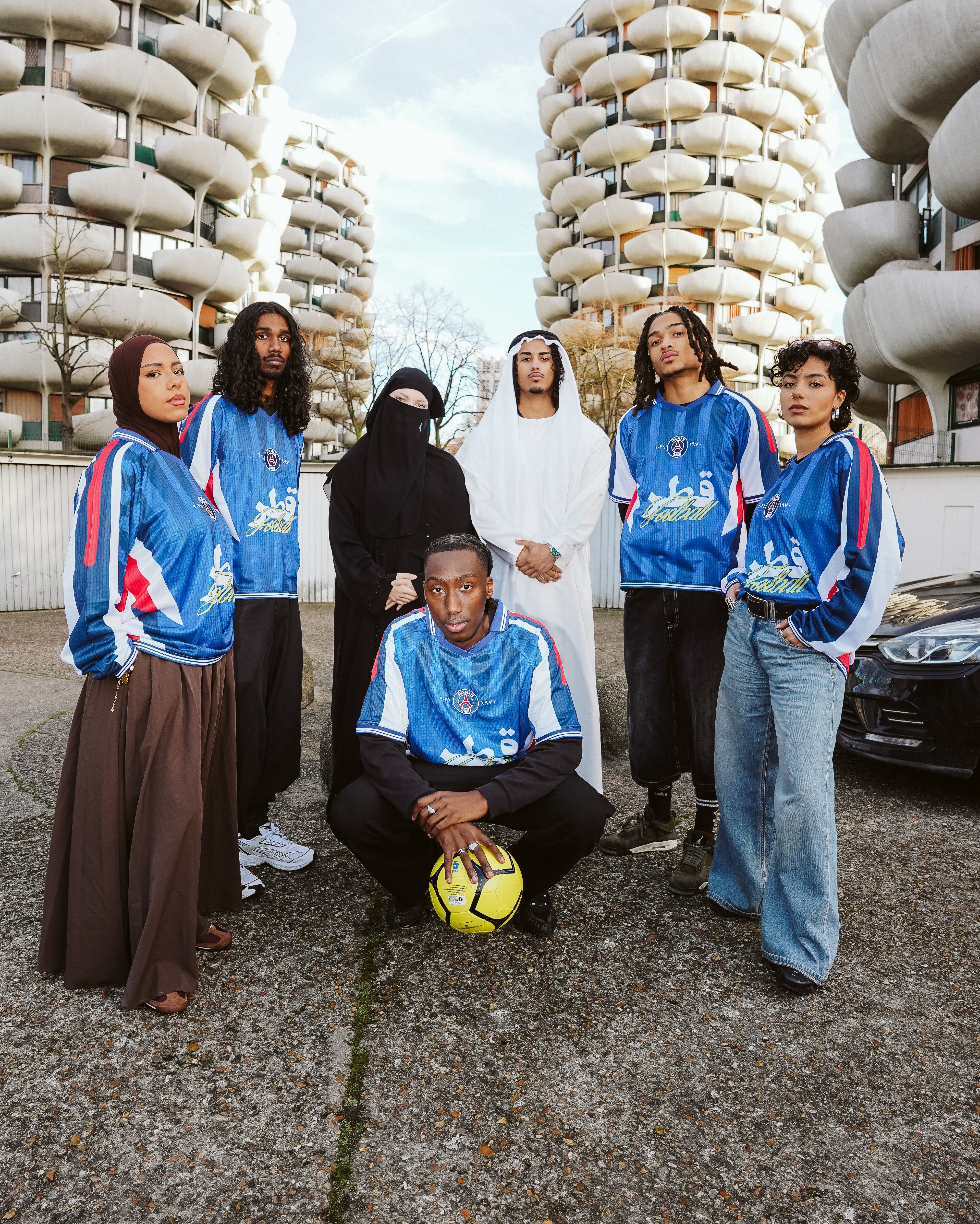 Jersey Arabic PSG manches longues (PRÉ-COMMANDE)