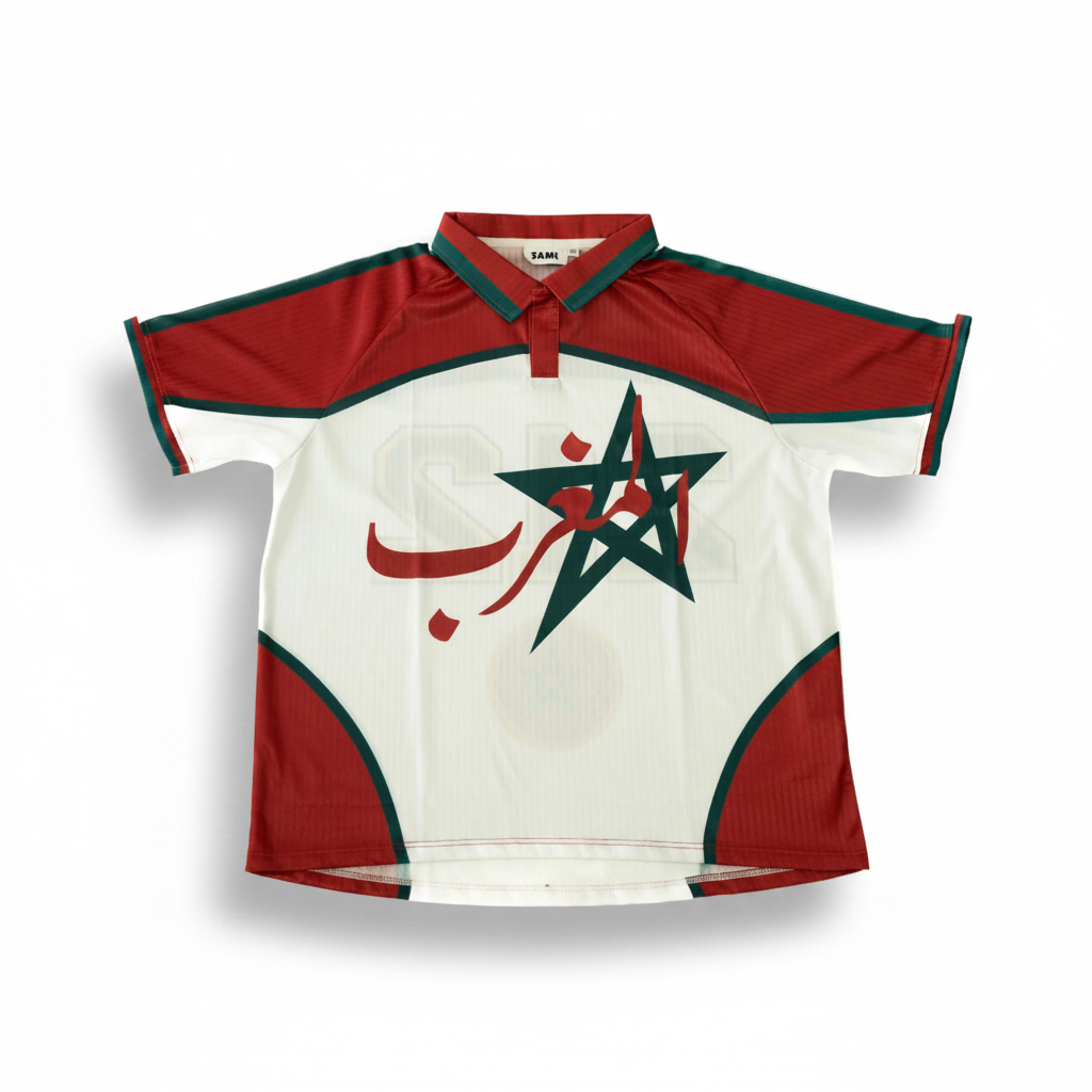 Jersey Vintage Maroc 🇲🇦 manches courtes