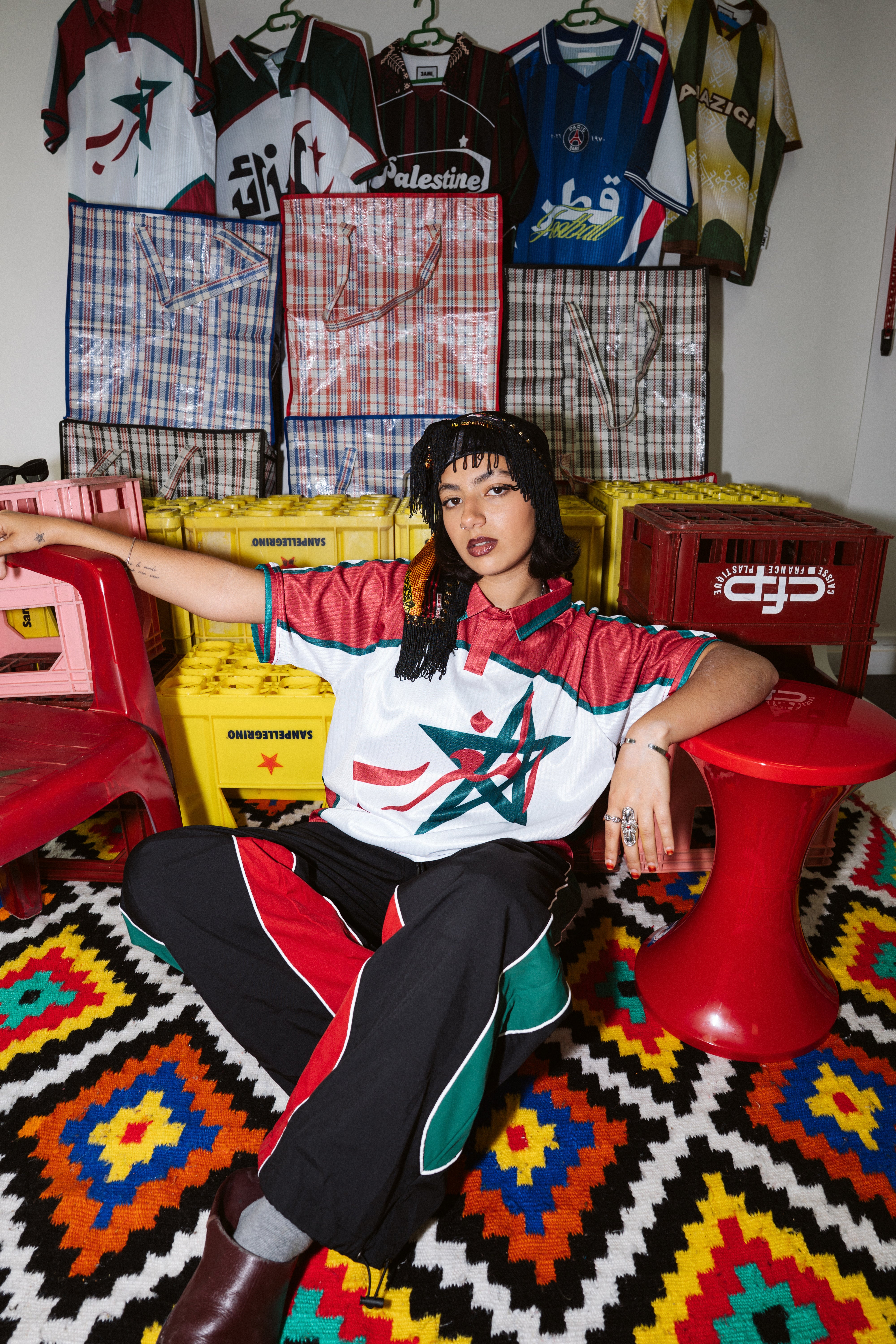 Jersey Vintage Maroc 🇲🇦 manches courtes
