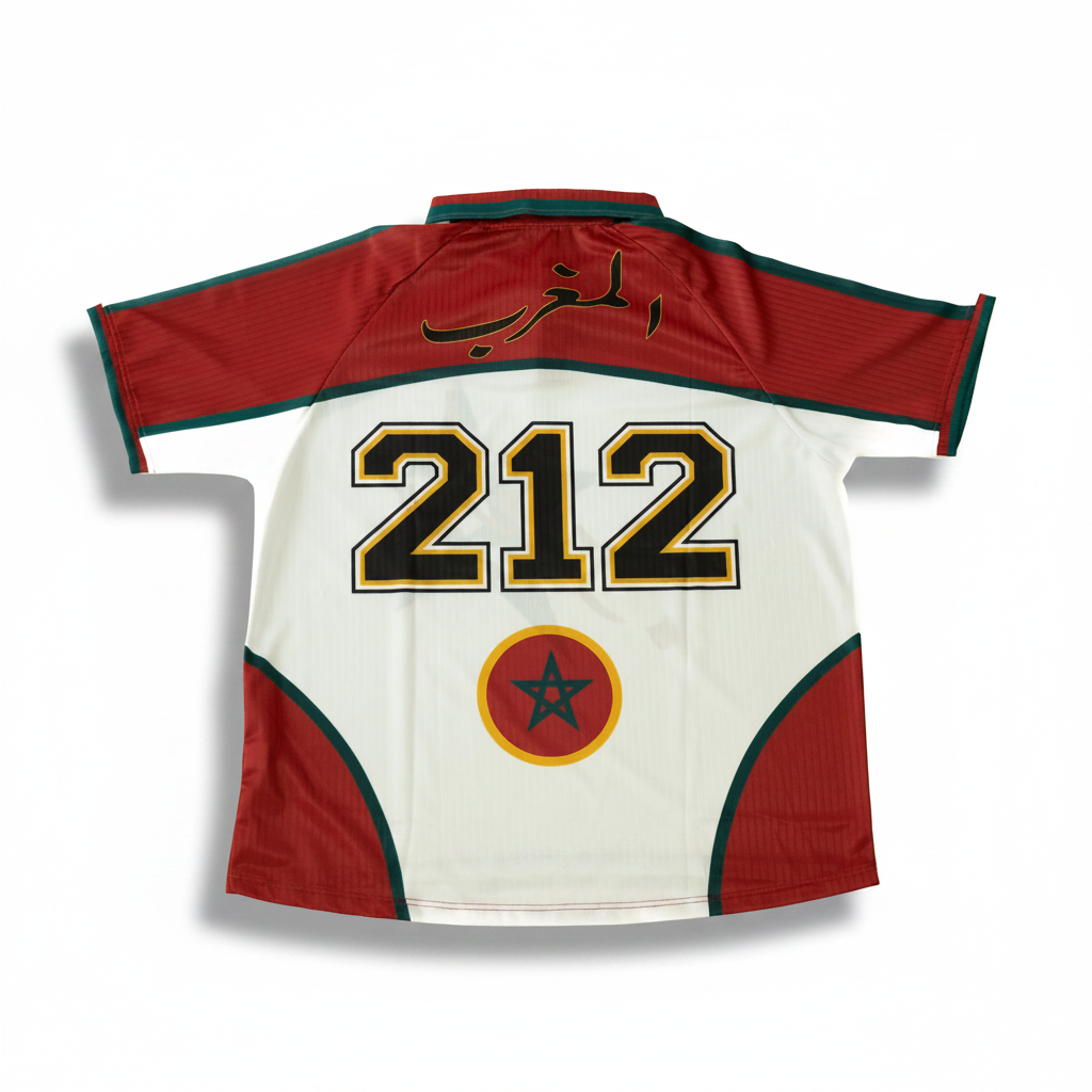Jersey Vintage Maroc 🇲🇦 manches courtes